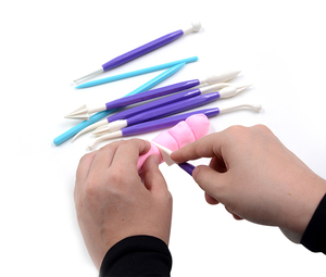 9PCS <strong>Clay</strong> Sculpting Tools <strong>Kit</strong> - Professional Modeling Brushes for Pottery, Ceramic &amp; Fondant Decoration - Product Image 2