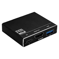 USB 3.1 da tipo C a HDMI 4K @ 60Hz con USB-C femmina 100W PD 5Gbps USB3.0 adattatore per cavo multiporta 3 in 1 Hub