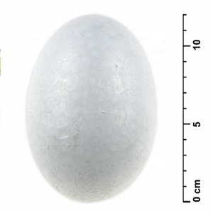 <strong>Non</strong> <strong>Flammable</strong> <strong>Polystyrene</strong> <strong>Foam</strong> Molding Densifier Eps Raw Material Kids Toy Expandable 12cm Styrofoam Shape Egg for Christmas Diy - Product Image 1