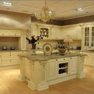 Kitchen Wood Prodeco Hot Sale Antique Solid Wood Italian Furniture Kitchen Cupboards Joinery
