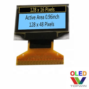 0,96 zoll 0,96 ''0,96 inch 128x64 dots dual farben 30 pin oled display VG-2864KMBEG01 2864HMBEG01internal DC/ DC innen - Product Image 3