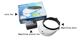 <span class=keywords><strong>Loupe</strong></span> de tête à lumière led 1X 1.5X 2X 2.5X 3.5X <span class=keywords><strong>loupe</strong></span> de tête pour <span class=keywords><strong>dermatologie</strong></span> - Product Image 6