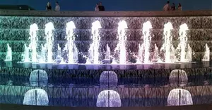 Religious garden fountain portable water fountain led lamp control system