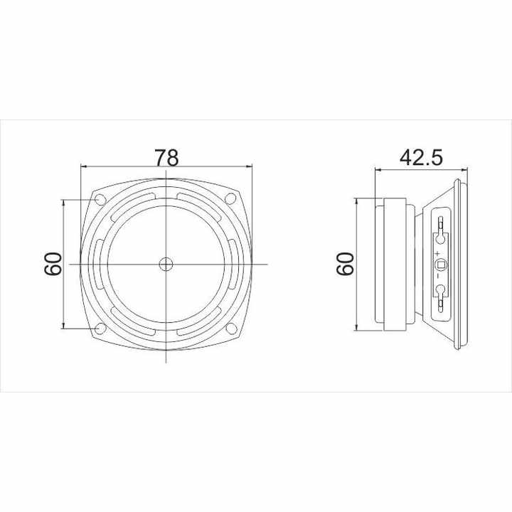 product-1-1 78mm Multimedia Speakers Full Range 8 Ohm 15 Watt Multimedia Neodymium Music Speakers