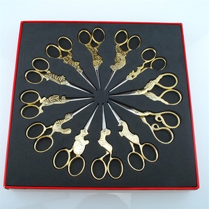 12 Cung Hoàng Đạo Trung Quốc Cổ Mạ Đồng Kéo Thêu - Product Image 5