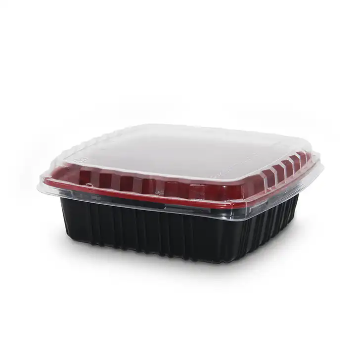 disposable plastic food storage take-away oven