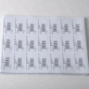 Étiquette d'impression de code à barres en papier A4 personnalisée à bas prix, étiquettes en papier imprimées autocollantes - Product Image 3