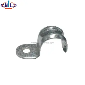 20MM Steel Electrical conduit clip half Saddles with hole