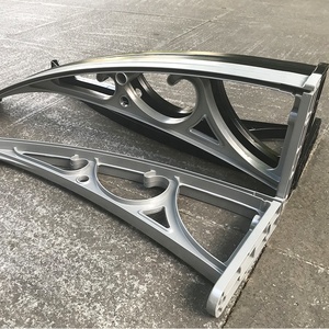 Diy Door Canopy Brackets <strong>Wall</strong> <strong>Mounting</strong> Polycarbonate Sheet Aluminum <strong>Awning</strong> for Window Front Door Rain Protection - Product Image 6