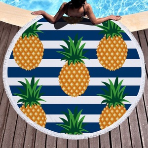 150 cm Fleur Lourd Poids Hibiscus Ronde Cercle Serviettes De <span class=keywords><strong>Plage</strong></span> - Product Image 2