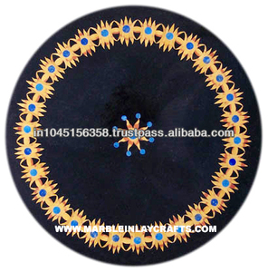 Handcrafted Marble Inlay Coffee Table Top Pietra Dura Art Work - Product Image 1