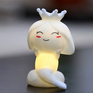 Veilleuse <span class=keywords><strong>sirène</strong></span> en peluche pour enfants, lampe pour la nuit, mignonne, nouveauté - Product Image 4