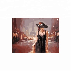 Moderne mur art <span class=keywords><strong>sexy</strong></span> lady 3d diamant peinture avec cadre - Product Image 2