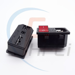 Conector de toma de corriente de CA de 110V para montaje en Panel macho de CA con fusible y conector hembra de interruptor basculante para adaptador de CA - Product Image 5
