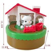 Bán Chạy Mới 2019 Amazon Bán Chạy Chạy Chạy Pin Mèo Bắt Chuột Ngân Hàng Đồng Xu, Mèo Âm Nhạc Bắt Chuột Ngân Hàng Tiền Xu Trường Hợp