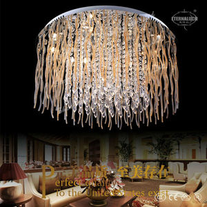 2013 baratos de cristal de color strimmings moderno lámparas de techo para arabia de china etl60077 - Product Image 1