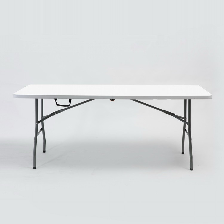 Популярный плиссированный прямоугольный пластиковый стол для пикника из полиэтилена высокой плотности