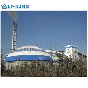 Dome Steel Structure Space Frame Prefabricated Building <strong>Truss</strong> Roofing of the Coal Warehouse Cement Plant Bulk Silo - Product Image 3