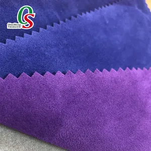 High quality double sides viscose flocking velvet fabric for bags pouch