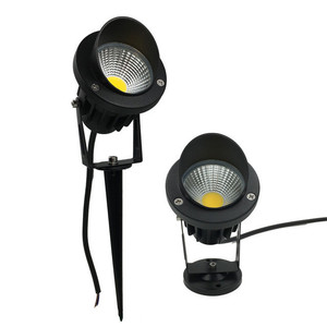 220V 110V 24V <strong>12V</strong> Garden <strong>Spotlight</strong> 3W 5W 7W 9W Outdoor COB <strong>LED</strong> Spike Light - Product Image 1