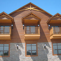 Structure en acier, ossature de poutres, villa, maison préfabriquée, préfabriquée légère, acier préfabriqué, pré-conçu, complexe hôtelier