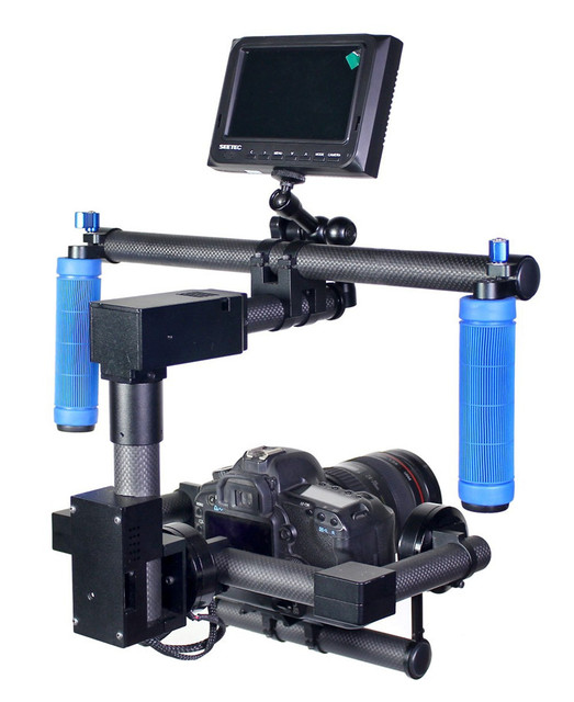 Wholesale 2 Axis Brushless Video Camera Gimbal Handheld Stabilizer Steadycam for  Camera 5d Mark Iii