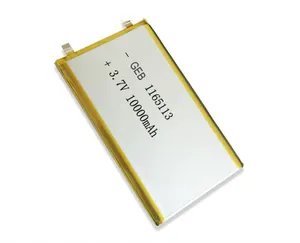 Литий-полимерный аккумулятор 10 Ач 1165113 3,7 в 10000 мАч