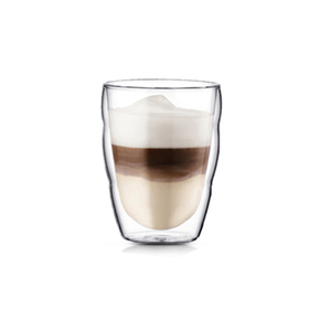 Commercio all'ingrosso 350ml doppia parete borosilicato <span class=keywords><strong>tazza</strong></span> di vetro di caffè fatto a mano tazze termiche Design minimalista personalizzato <span class=keywords><strong>per</strong></span> le feste - Product Image 2