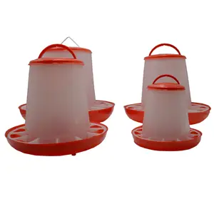 Poultry plastic chicken feeder and drinker