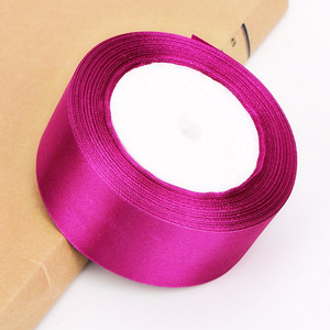 Ruban de satin uni 100 % polyester recyclé, 2 cm, <span class=keywords><strong>couleur</strong></span> unie, simple face, vente en gros - Product Image 5