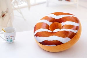 Bantal Donat Mewah Kustom Bantal Berbentuk Makanan Bantal - Product Image 6