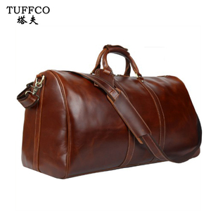Hommes de <span class=keywords><strong>Grand</strong></span> Véritable En Cuir Weekender Voyage Fourre-Tout <span class=keywords><strong>Sac</strong></span> - Product Image 1