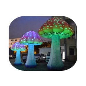 Decoración de setas hinchables para exteriores, precio barato, con iluminación LED para fiesta/evento - Product Image 2