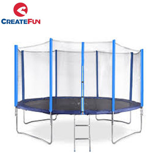 <span class=keywords><strong>Trampoline</strong></span> de haute qualité CreateFun avec filet, <span class=keywords><strong>trampoline</strong></span> d'extérieur pour <span class=keywords><strong>la</strong></span> vente de trampolines, disponible en tailles 6/8/10/12/14/16 pieds - Product Image 4
