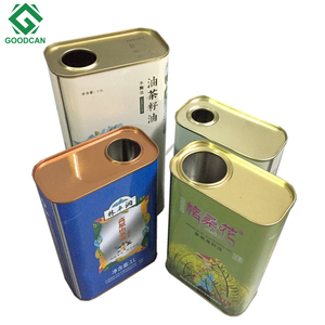 Prezzo di vendita della fabbrica rettangolare di latta di metallo 500ml di oliva barile di <span class=keywords><strong>petrolio</strong></span> - Product Image 2