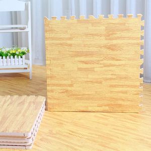 Reversible High Density Eva Foam Puzzle Mats/Wood Grain Interlocking Floor Mats