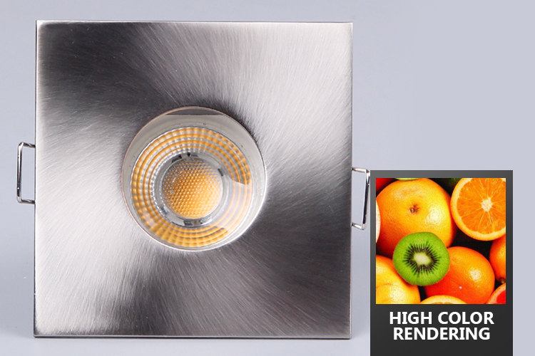 82mm Recessed Anti Glare Downlights Fixture AC 220-240V Ceiling Mounted Down Lights