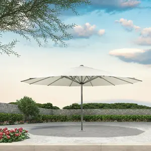 7m Luxury Parasol Direct Factory Aluminum Outdoor Umbrella Outdoor Garden Big Sun Waterproof Umbrella