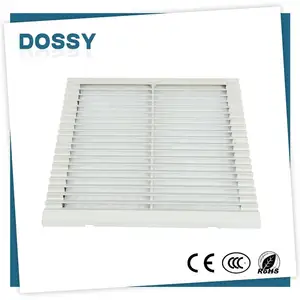 Panel del gabinete ultra-delgado de malla de filtro/ventilador axial