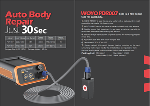 Machine de réparation à Induction magnétique, WOYO PDR 007, sans peinture, appareil de débosselage, nouveauté 2020 - Product Image 4