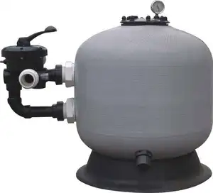 Guangzhou factory ss600 fiberglass swimming pool side mount sand filter