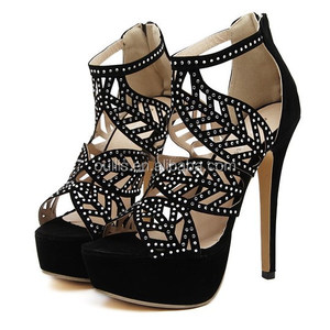 <span class=keywords><strong>Scarpe</strong></span> <span class=keywords><strong>con</strong></span> <span class=keywords><strong>Tacco</strong></span> Alto Sandali Bianchi e Neri e <span class=keywords><strong>Scarpe</strong></span> Eleganti PZ3258 - Product Image 6