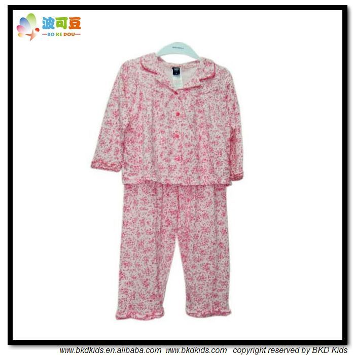 Bkd мягкий хлопок весна дети пижама
