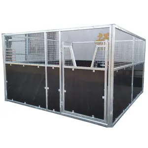 Australia hot dip galvanized horse stable stall fence panel with wood board