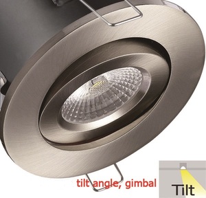 Điện Áp Thấp Gu10 Dimmable Lửa Xếp Hạng Led Downlights Lõm Xuống Đèn - Product Image 2