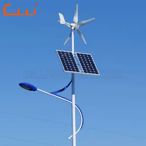 Batería de Gel 30W, farolas LED solares, generador de energía eólica