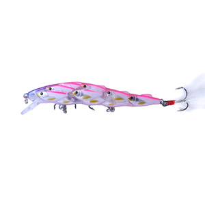 Iscas Artificiais de Plástico Flutuantes com Olhos 3D Realistas para Pesca, Atacado - Product Image 6