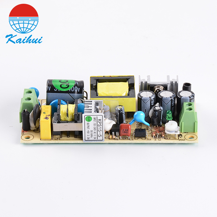 KAIHUI 15 w 5 v 12 v 15 v 24 v dc alimentation pcb adapté aux besoins du client