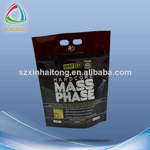 el agujero de la ue impreso a prueba de agua sellado bolsa de cremallera para la proteína de suero de <span class=keywords><strong>leche</strong></span> en polvo - Product Image 1