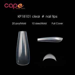 <span class=keywords><strong>Uñas</strong></span> Postizas Personalizadas, Modelo Nuevo, Naturales, Transparentes, <span class=keywords><strong>Largas</strong></span>, Estilo Ataúd/Bailarina para Mujer - Product Image 4